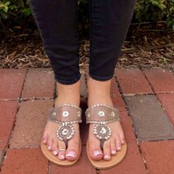 Jack Rogers Palm Beach Whipstiched Sandals - Picture 10 of 11